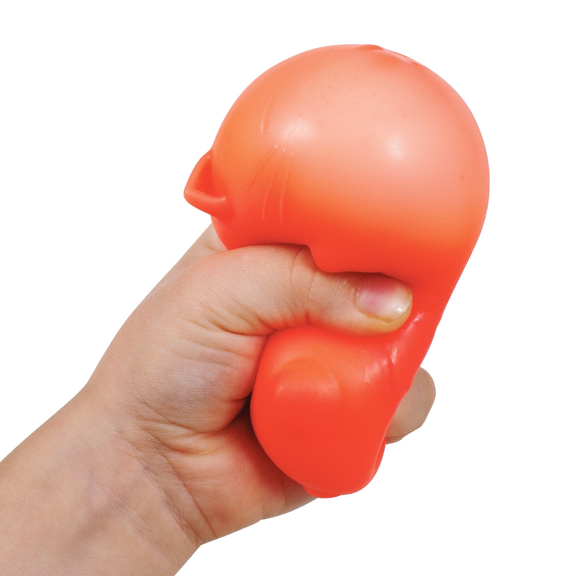 Purrfectly Squishy Cool Cats NeeDoh | Select Morning Crest - Dino Character Malt-Gel Filled Sensory Glob Detail