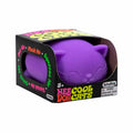 Purrfectly Squishy Cool Cats NeeDoh | Select Morning Crest - Dino Character Malt-Gel Filled Sensory Glob - Surprise Me! (Random Color)