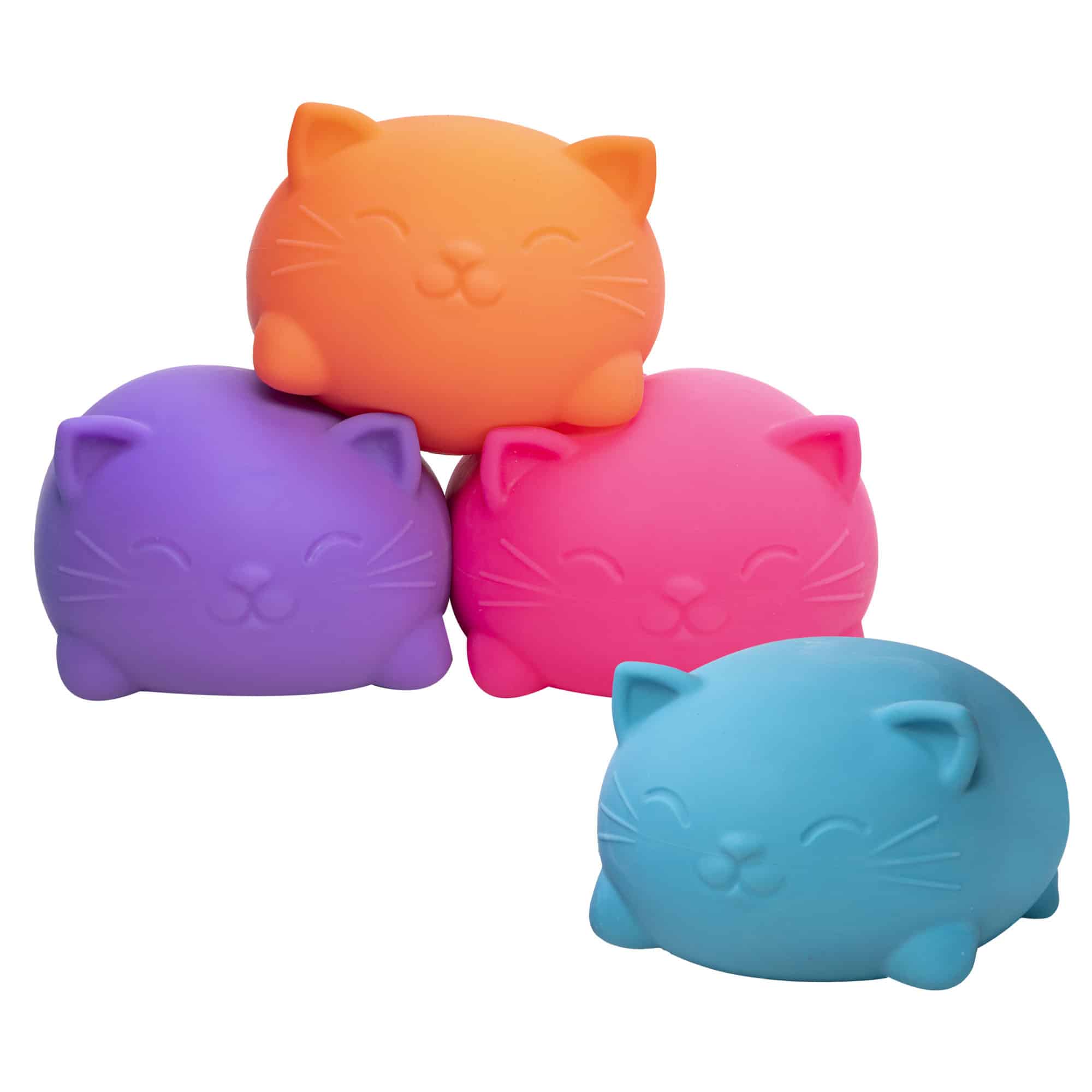 Adorable Character Super NeeDoh Cool Cats | Select Opal Prairie - Collectible Shaggy Monster Squishable Toy Detail