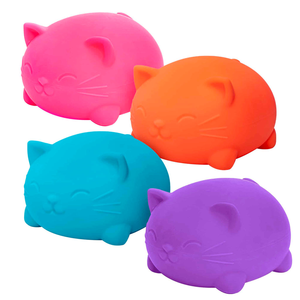 Adorable Character Super NeeDoh Cool Cats | Select Opal Prairie - Collectible Shaggy Monster Squishable Toy Detail