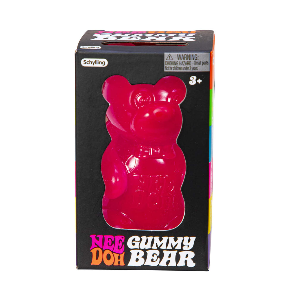 Animal-Shaped NeeDoh Gummy Bear | Edition Canyon Forest - Collectible Shaggy Monster Squishable Toy Detail