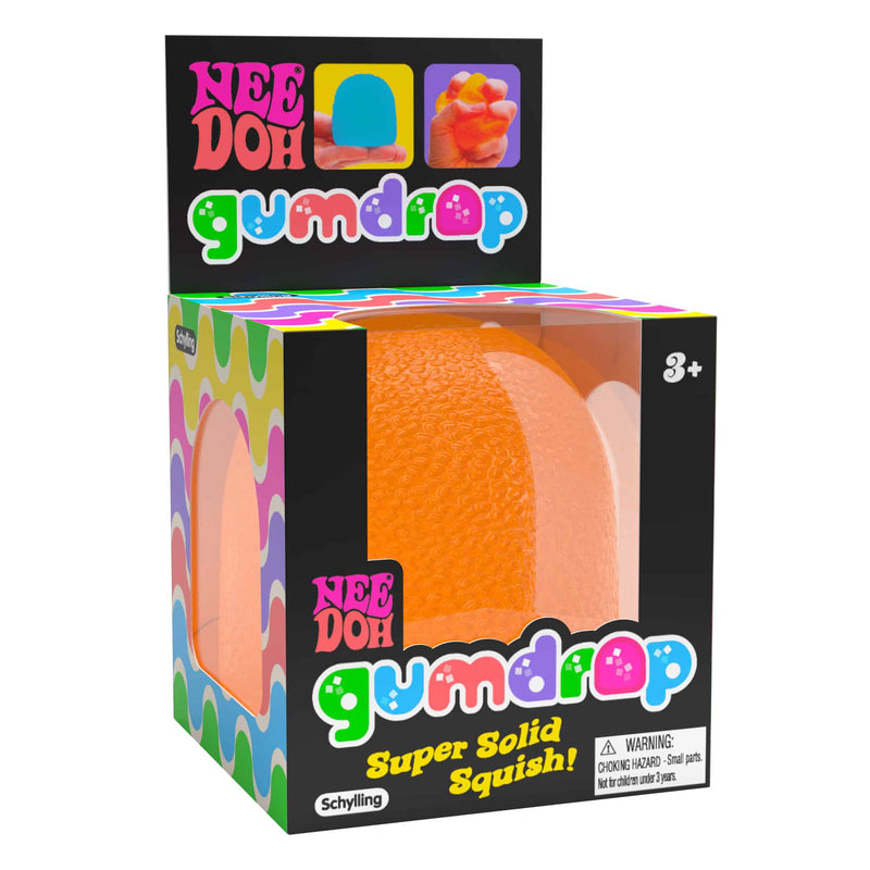 Fun Food Fidget NeeDoh Gumdrop | Edition Juniper Flare - Fun Food Fidget Cookie Squishable Toy - Surprise Me! (Random Color)