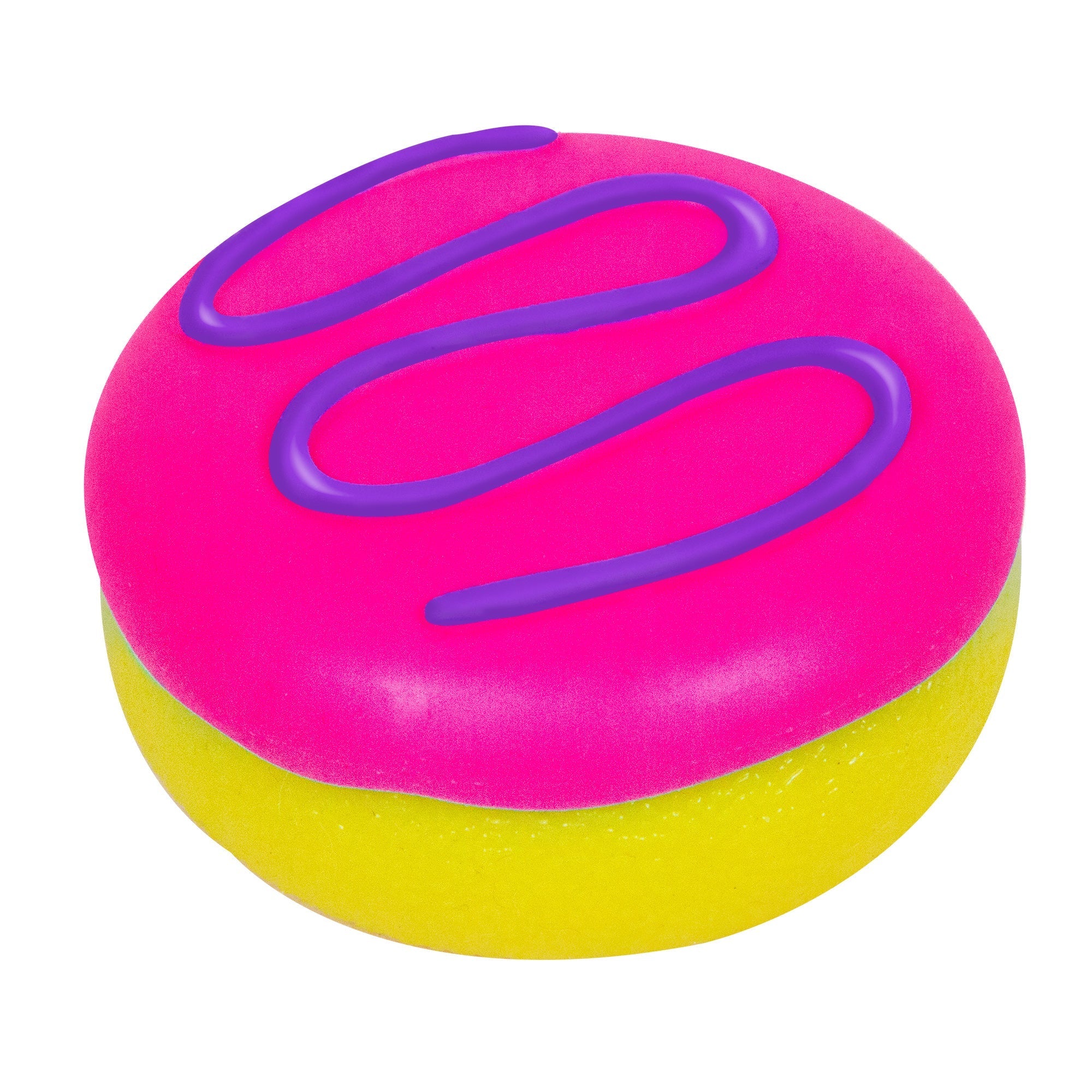 Playful Geometric Jelly Dohnut NeeDoh | Signature Seaside Lane - Fun Food Fidget Cookie Squishable Toy Detail