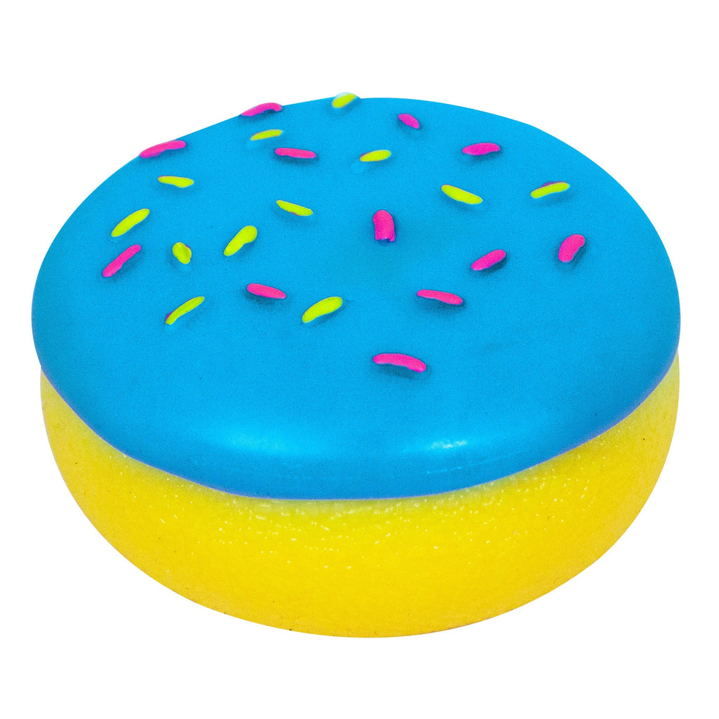 Playful Geometric Jelly Dohnut NeeDoh | Signature Seaside Lane - Fun Food Fidget Cookie Squishable Toy Detail