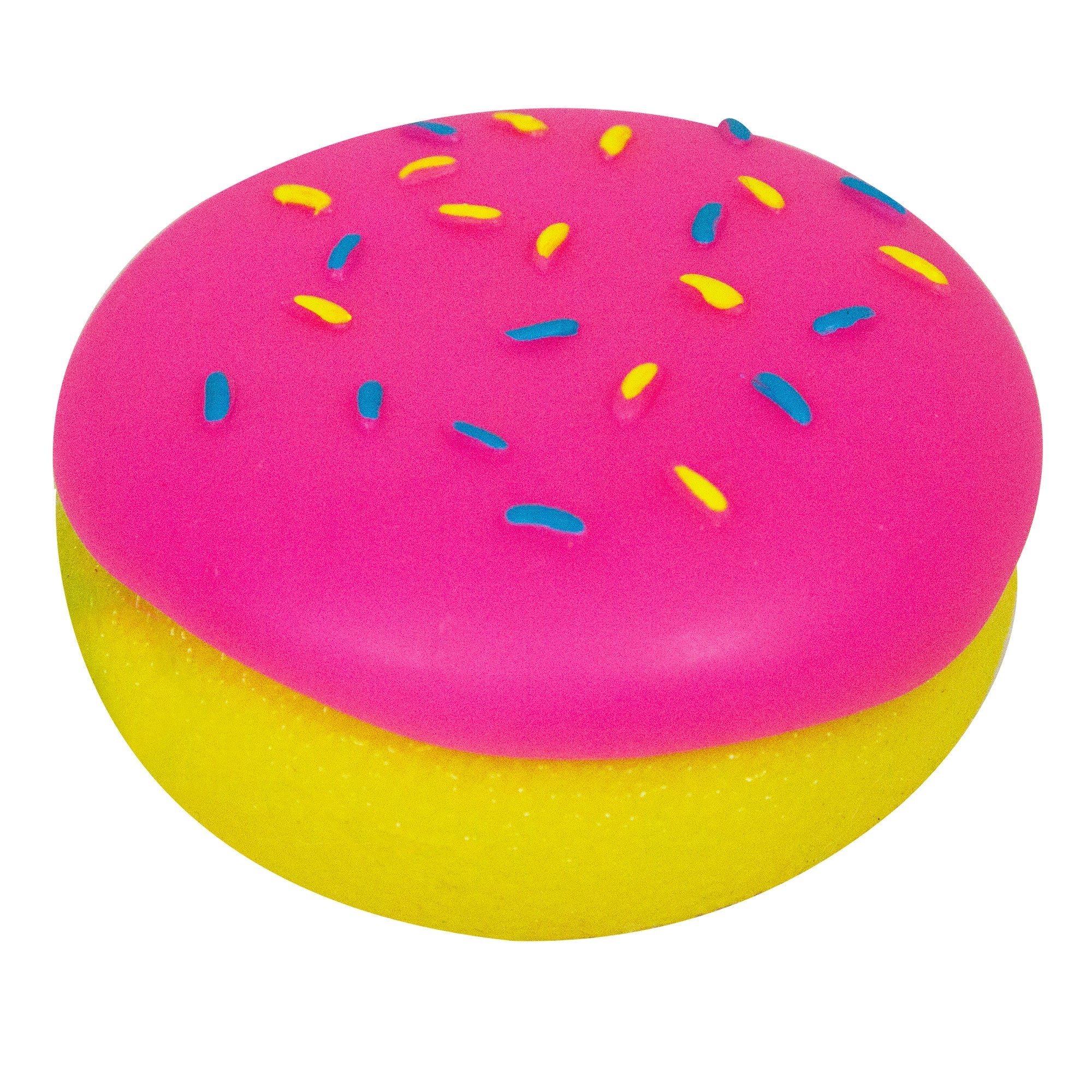 Playful Geometric Jelly Dohnut NeeDoh | Signature Seaside Lane - Fun Food Fidget Cookie Squishable Toy Detail