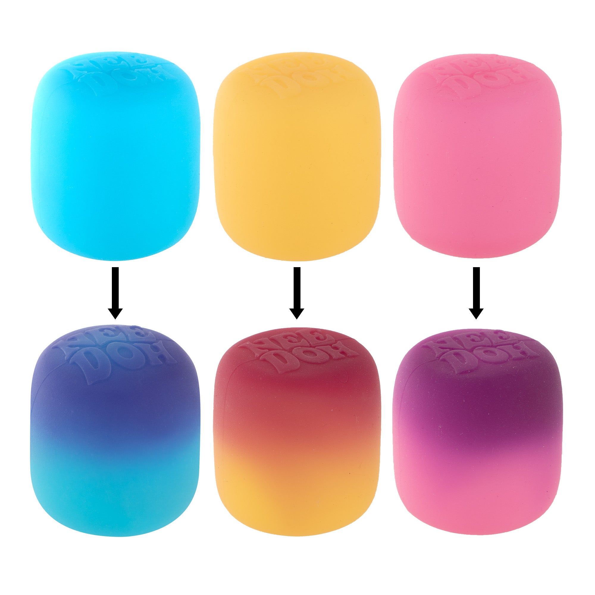 Fun Food Fidget NeeDoh Mello Mallo | Series Stone Harbor - Fun Food Fidget Cookie Squishable Toy Detail