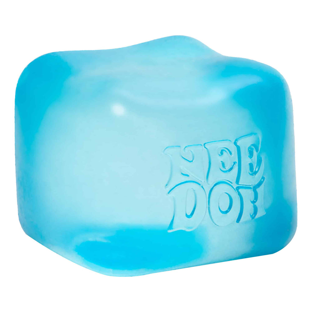Translucent Jelly NeeDoh Nice Cube | Series Elm Bridge - Translucent Jelly Cool Cube Sensory Toy Detail