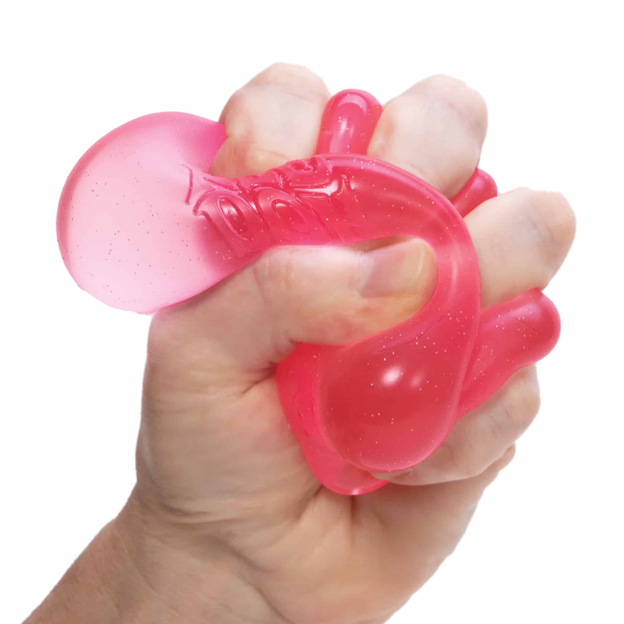 Translucent Jelly NeeDoh Nice Cube | Series Elm Bridge - Translucent Jelly Cool Cube Sensory Toy Detail