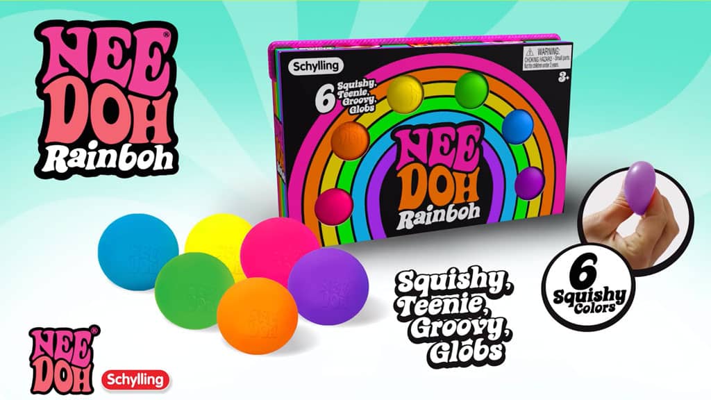 Super-Squishy NeeDoh Rainboh | Reserve Autumn Pond - Super-Squishy Classic NeeDoh Ball for Anxiety Detail