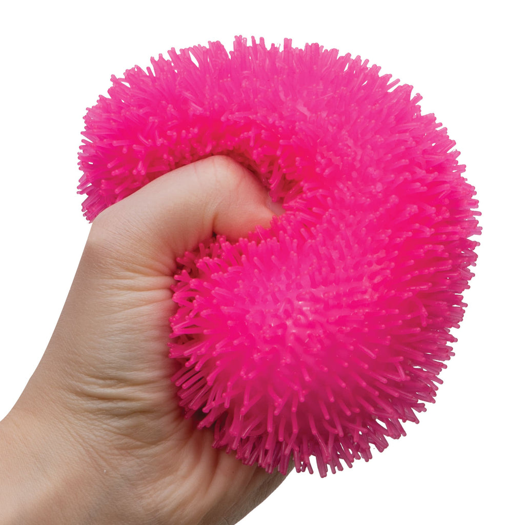 Shaggy Tactile Shaggy NeeDoh | Collection Winter Creek - Fuzzy Flocked Textured Sensory Fidget Ball Detail