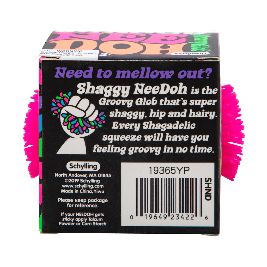 Shaggy Tactile Shaggy NeeDoh | Collection Winter Creek - Fuzzy Flocked Textured Sensory Fidget Ball Detail