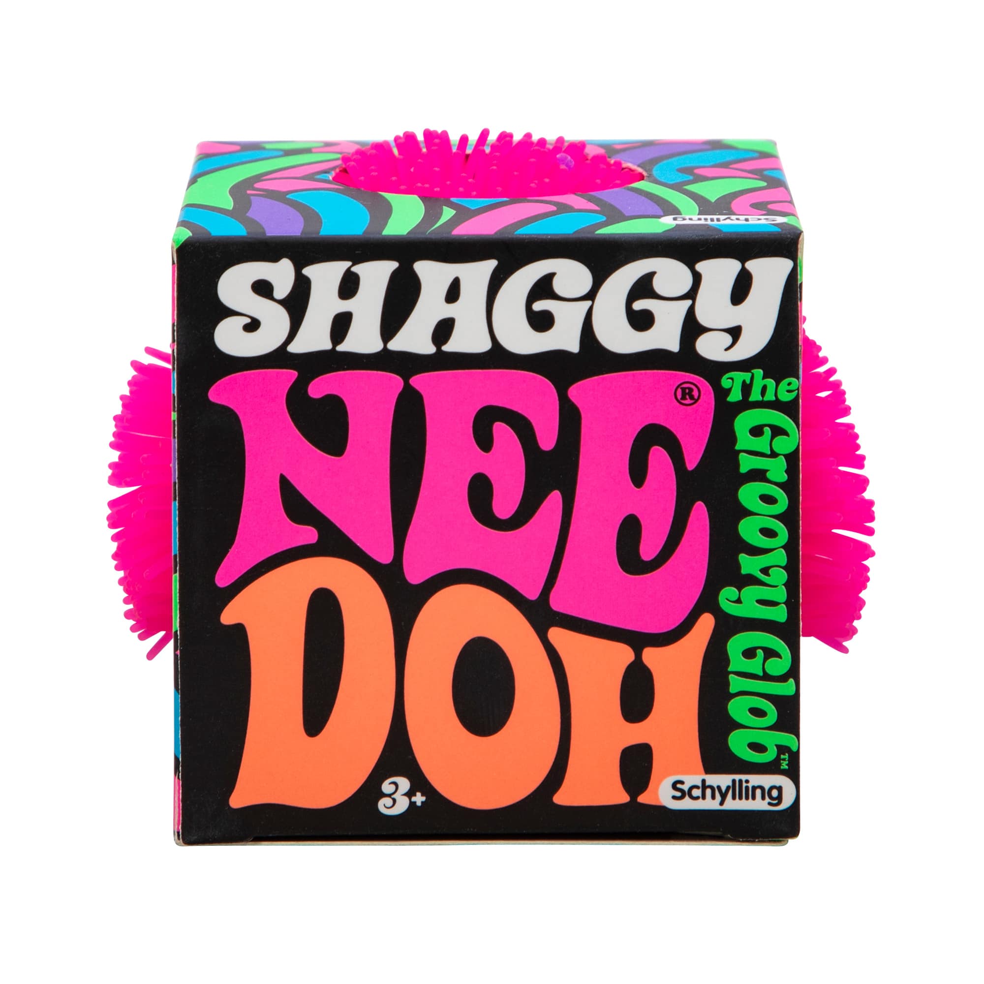 Shaggy Tactile Shaggy NeeDoh | Collection Winter Creek - Fuzzy Flocked Textured Sensory Fidget Ball Detail